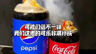 I really doubt where you came to the conclusion that drinking cola cannot supplement iron.