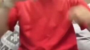 That handsome guy is amazing—she can even dance while sitting down!