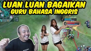 CANTIKNYA LUAN LUAN KALO JADI GURU B.INGGRIS