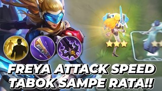 Freya Item Attack Speed Emang Terlalu Gila!! Tabok Sampe Rata!! Combo Terkuat Magic Chess