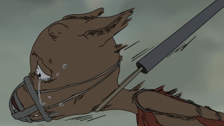 Touching animation: A dog went to the disaster area to help, but was mistaken for a thief by the peo