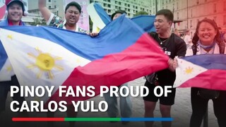 Pinoys in Paris celebrate Carlos Yulo's historic gold | ABS-CBN News