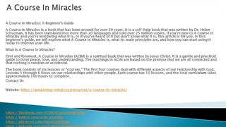 A Course In Miracles