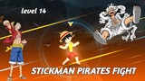 hampir kalah dilevel 14 💀  | stickman pirates fight