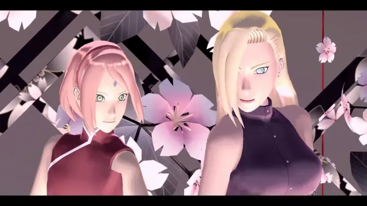 [Naruto MMD] Rockabye - Ino & Sakura