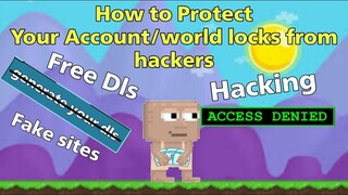 How to protect your account from hackers? | Growtopia