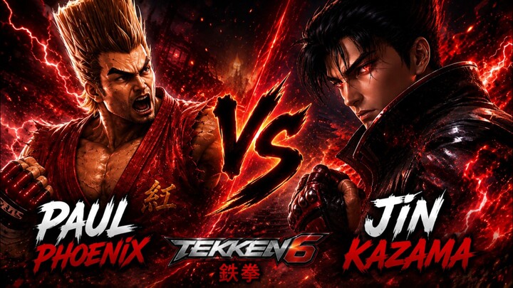 Paul Phoenix vs Jin Kazama ( King of Iron Fist Tournament ) battle | Part 3 Paul Story Tekken 6 |