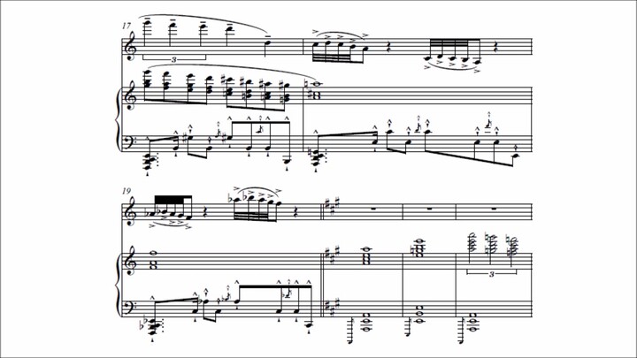 Guy Shapira - Triptych for violin and piano Op. 181 (audio + sheet music)