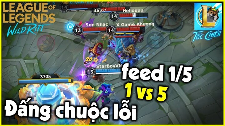 (Tốc Chiến moment) Yasuo Def nhà chính 1 vs 5 Lật Kèo của Lật Kèo _ StarBoyVN