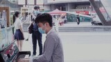 【Piano】Playing Kami no Mani Mani on the street