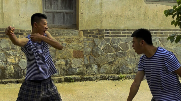 Iron Egg vs. Lengzi: Outdoor board game—both bad and always up for it…