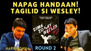 DELIKADING! PASOK SA BANGA SI WESLEY! Fide Grand Prix 1 Harikrishna vs So Round 2