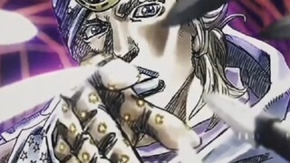 Diego "The World" throws knives and Dio "The World" throws knives