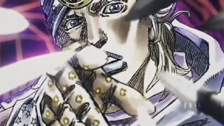 Diego "The World" throws knives and Dio "The World" throws knives