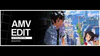 Ketika ngedit anime kimi no nawa 😅☝🏻 [AMV] Vibe edits