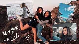 flying from NY to CALI alone!! (VLOG #1)