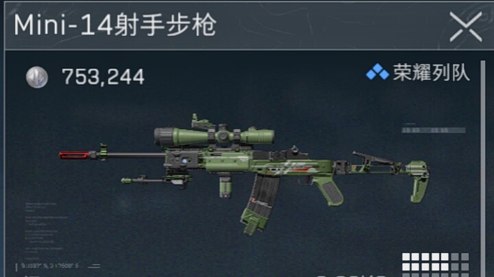 What does it feel like to use a fully upgraded Mini-14 with 750,000 modifications?