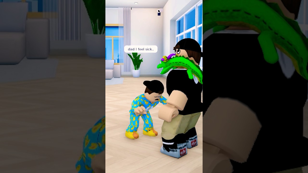 My Wife was a Pregnant Superhero in Roblox BROOKHAVEN RP!! 