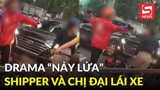 Netizen tranh cãi về drama “nảy lửa” giữa anh shipper và chị đại lái xế hộp