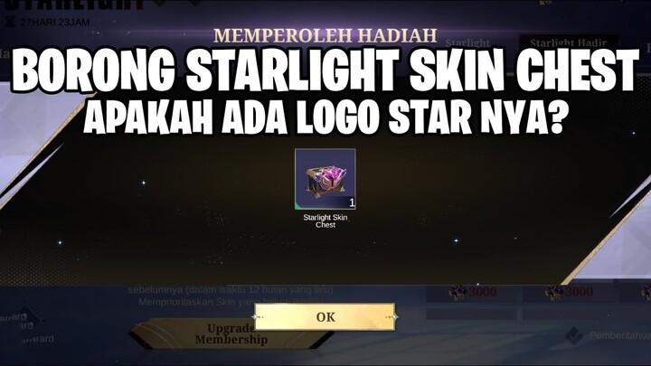 BORONG STARLIGHT SKIN CHEST - APAKAH ADA LOGO STAR NYA? MOBILE LEGENDS