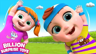 Saatnya Latihan! Mari berolahraga bersama Johny, Dolly, Baby, dan Mommy. - Kids Cartoon