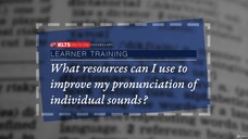 48 - SPEAKING Learner Training Pronunciationindividual sounds