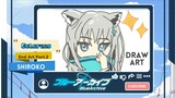 Draw Art Shiroko (Coloring) | Blue Archive