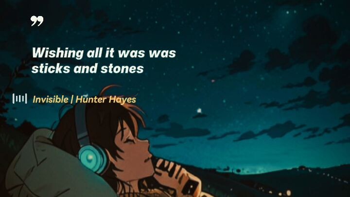 music  and night is my therapy