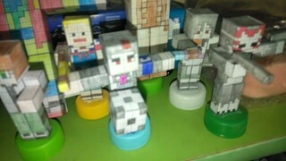 mô hình Minecraft làm bằng giấy siêu đẹp
