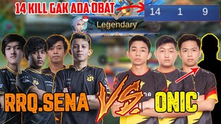 AMAZING MATCH !! RRQ.SENA VS ONIC, 14 KILL GAK ADA OBAT, RRQ XIN PAKE VALIR UDAH GILA MOBILE LEGENDS