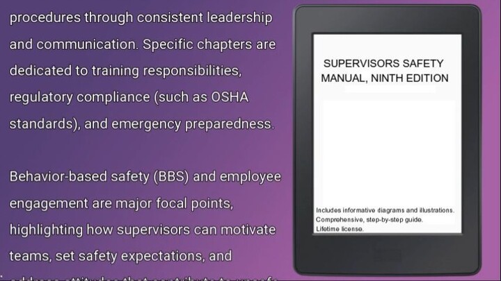 SUPERVISORS SAFETY MANUAL, NINTH EDITION