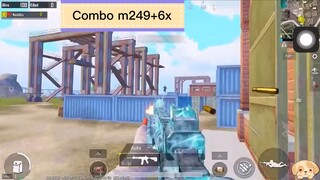 Pubg mobile - combo m249+6x ngầu bá cháy