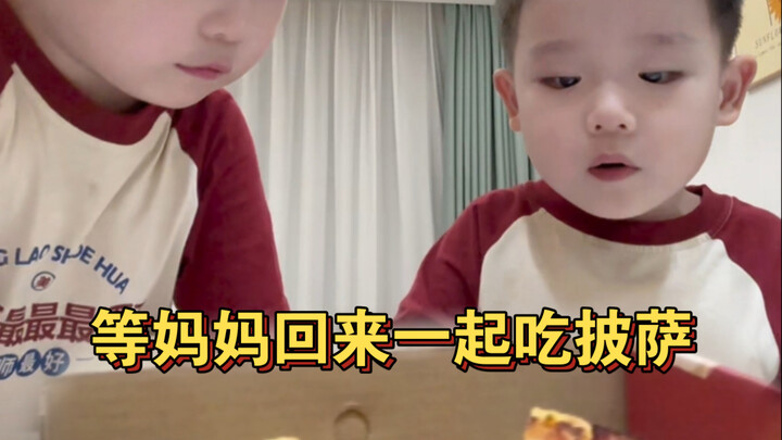 I told them to wait for me to come back before we eat pizza together—this wasn’t easy!