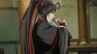 "Look, Lan Er is frightened by his elder brother."