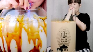 Mukbangers consuming too much BUBBLE TEA🧋