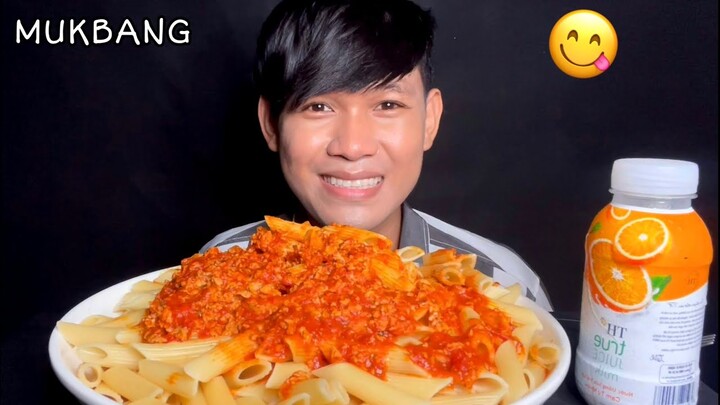 MUKBANG ASMR PENNE RIGATE & TOMATO SAUCE | MukBang Eating Show