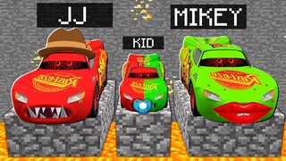 How to SAVE JJ and MIKEY McQueens Family ? - Minecraft Maizen