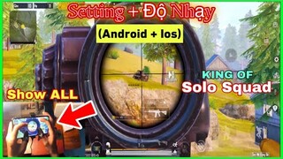 PUBG Mobile | Show ALL - Thao Tác Tay - Code Setting + Độ Nhạy (IOS - ANDROID) | NhâmHNTV