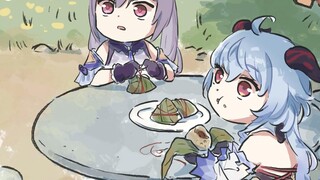 【心脏弱真君-刻晴&&甘雨】群玉阁里的欢乐日常