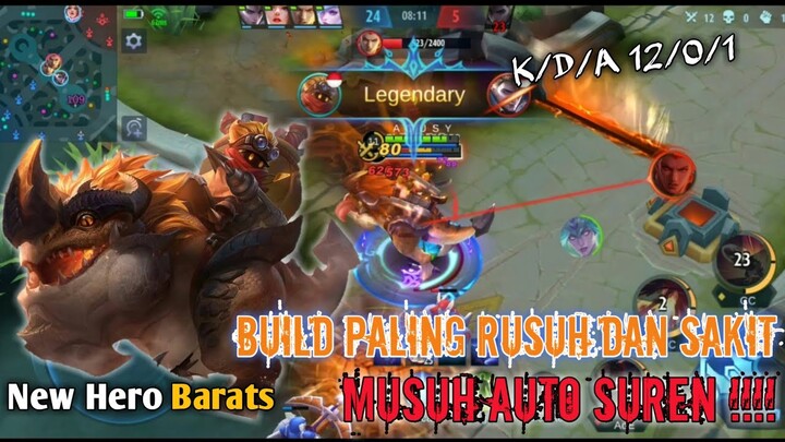 New Hero Barats Build Terusuh Dan Tersakit, Musuh Sampai Surender !!!