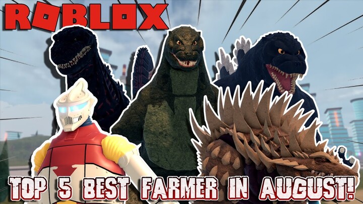 I RECORD 5 BEST FARMER FOR AUGUST IN KAIJU UNIVERSE - Kaiju Universe