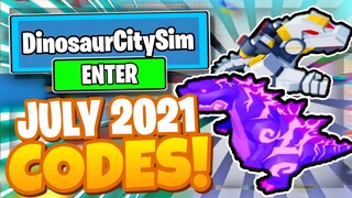 ALL NEW SECRET OP CODES! 🚨UPDATE 2🚨 | Roblox Dinosaur City Simulator