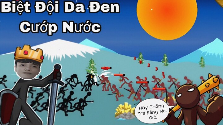 Dẫn Biệt Đội Da Đen Đi Cướp Nước Bạn Khiến Team Bạn Chống Trả Quyết Liệt Stick War Legacy