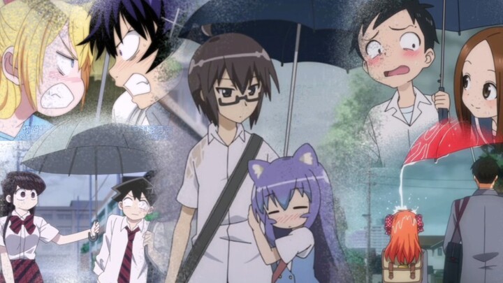 A rain, an umbrella, two people, a story!