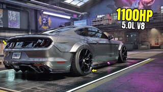 Need for Speed Heat Gameplay - 1100HP FORD MUSTANG GT RTR Customization | Max Build 400+