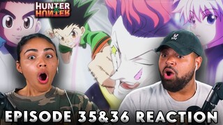 GON VS HISOKA! Hunter x Hunter Episode 35-36 REACTION!