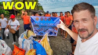 Garbage On The Beach In Roxas City Philippines