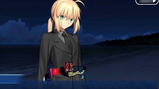 Viohe-kun offline, menggunakan takdir untuk membuka PV Kamen Rider Holy Blade, dan Saber berubah men