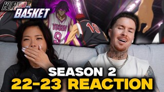 HE'S A MONSTER! | Kuroko No Basket Season 2 Ep 22-23 Reaction