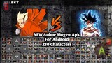 NEW Jump Ultimate Stars Anime Mugen Apk For Android With 230 Characters & New Menu!